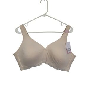 NWT Size 44C No Wire Bra by Cacique Nude color